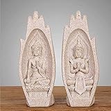 qazwsx Namaskara Mudra Buddha Hände Statue, Harz Zen Buddha Hand Skulptur Meditieren SAMMLBARE Figur Shakyamuni Buddha A 21x8cm (8x3inch)