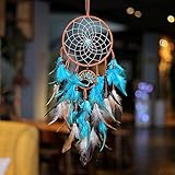 Feder Dreamcatcher, Traumfänger Handgefertigt Dreamcatcher Handgefertigt für Wandbehang Wohnkultur Ornamente Handwerk