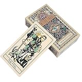 Kiuiom Holographisch Tarotkarten - Hexen-Tarot, Wahrsagerei Spielzeug für Anfänger - Schicksals-Weissagungskarte, Kartenspielen