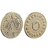 1pc Gedenkmünze Mexikanische Maya Azteken-Kalender Prophecy Kultur Souvenir Münze Sammlermünzen Gold