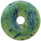 Lebensquelle Plus Nephrit (Jade) Edelstein Donut | Ø 40 mm Anhänger