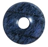 Lebensquelle Plus Blauer Dumortierit Edelstein Donut | Ø 30 mm Anhänger