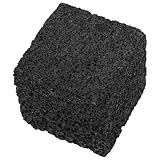 FRCOLOR 2 Stück Lavasteine Aromatherapie Steinset Quadratische Schwarze Vulkanstein Diffusoren aus Naturmaterial Kippsichere Duftwürfel für Büro Zuhause und Reisen