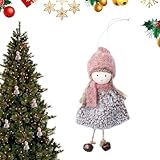Jubepk Engels Deko Plüsch, Engel Puppe Weihnachtsbaum Deko Plüsch, Festlicher Anhänger Für Zuhause Tür Fenster Familienfeier