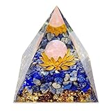 PHIEZC Orgon-Amethyst, Pyramidenkristall, Orgonit-Pyramide, Reiki-Pyramide, Amethyst für Meditation, Chakra-Heilung, Yoga, spirituelle Geschenke, 5 cm