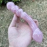 18 Cm Natürlicher Rosenquarz Kristall Großer Massagestab Edelstein Yoni Für Frauen Glatte Polierte Geschenke,1.