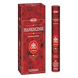 Frankincense – Box of Six 20 Sticks Tubes, 120 Sticks Total – Hem Incense from India by Hem