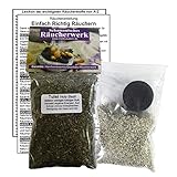 TULSI heiliges Basilikum HOLY Basil zum RÄUCHERN. 5-TLG Räucherset - 60ml Räucherwerk + Räucherkohle (1x) + Räuchersand + Räucheranleitung + Lexikon der wichtigen Räucherstoffe A-Z. 82060-88