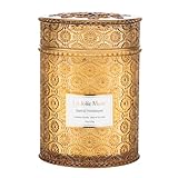 LA JOLIE MUSE Sandelholz-Himalaya, große natürliche Soja-Kerze, 90 Stunden Brenndauer, Holzdocht-Kerze, Aromatherapie Kerze Geschenke, Luxus-Kerzen für Zuhause