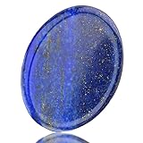 AWARDSEN Lapislazuli Daumen Sorge Stein Heilsteine Kristall, Blau Oval Geformt Tasche Natur Edelstein für Wiccan Lieferungen, Angst Stressabbau, Wahrsagerei, Reiki Heilung, Energie Balancing