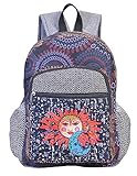 THE COLLECTION ROYAL Hanftasche, Hippie-Rucksack, Boho-Rucksack, Bohemian-Rucksack, Hippie-Rucksack für Damen (lila), Violett, Regular, Hippie Leichter Strandrucksack