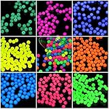 1080 Stück Tschechisches Glas Pressed 4 mm Estrela NEON (UV-aktiv) 8 Farben+Mix