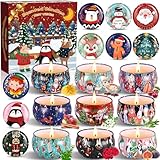 ENCOUN 9Stück Duftkerze Set, Weihnachtskerzen, Duftkerzen Geschenkset, 100% Natürliches Sojawachs Kerzen, Aromatherapie Kerzen, Scented Candle Set für Weihnachten, Muttertag, Valentinstag, Geburtstag