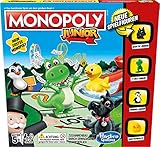 Monopoly Junior, für Kinder ab 5 Jahren, mit fröhlichen Charakteren, einfach verständlch und dennoch spannend, für Kinder und Erwachsene