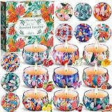 ENCOUN Duftkerze Set, 9 Stück Duftkerzen Geschenkset, Natürliches Sojawachs Aromatherapie Kerzen, Scented Candle Set, Geschenkset für Frauen für Weihnachten, Geburtstag, Muttertag, Valentinstag