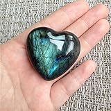 Mondstein Kristall Labradorit Palm Stein Heilung Quarz Edelstein Worry Stone Herzform für Schmuck Machen Sorgen Stein Therapie glatt