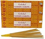 Goloka Räucherstäbchen Nagchampa Agarbathi, 3 Box