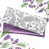 Hihealer Augenmaske mit zusätzlichen Bezug – Lavendel-Aromatherapie Gewichts-Augenmaske für Schlaf, Yoga, Meditation, Selbstpflege – Entspannungsgeschenk Weihnachtsgeschenke für Frauen Mütter