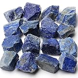 XIANNVXI Lapislazuli Stein Rohsteine Premium 100% Natürliche Kristalle Steine Edelsteine Set Heilsteine Raw Kristall Heilung (200G)