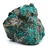 CRIGEMA - Naturstein für Heilsteine, Meditation, Reiki (Dioptase, roh, 3-4 cm)