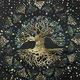 Facynde Altartuch Tarottuch,Baum des Lebens Tarotkarten Tischdecke - Altartücher Tarot Spread Top Tuch Wiccan, Spirituelles Heiliges Tuch Elegante Tischmatte für einzigartige Geschenke
