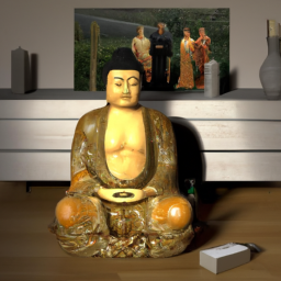Zuhause wohlfühlen: Sitzender Buddha