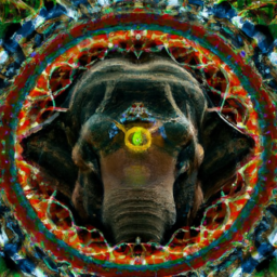 Stimmungslicht Mandala Elefant