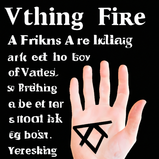 5. Lasse das Schicksal in deinen Händen liegen: Wie du die Geheimnisse der Wikinger-Rune nutzen kannst, um dein Leben zu gestalten