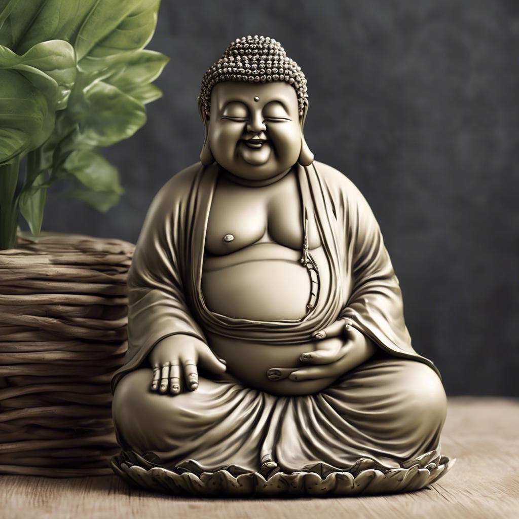 Entdecke die Freude: Die Happy Buddha Statue aus Polyresin für dein Zuhause