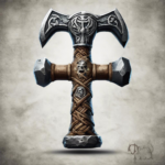 Wikinger Anhänger Thors Hammer mit Totenkopf: Ein kraftvolles Statement für dich