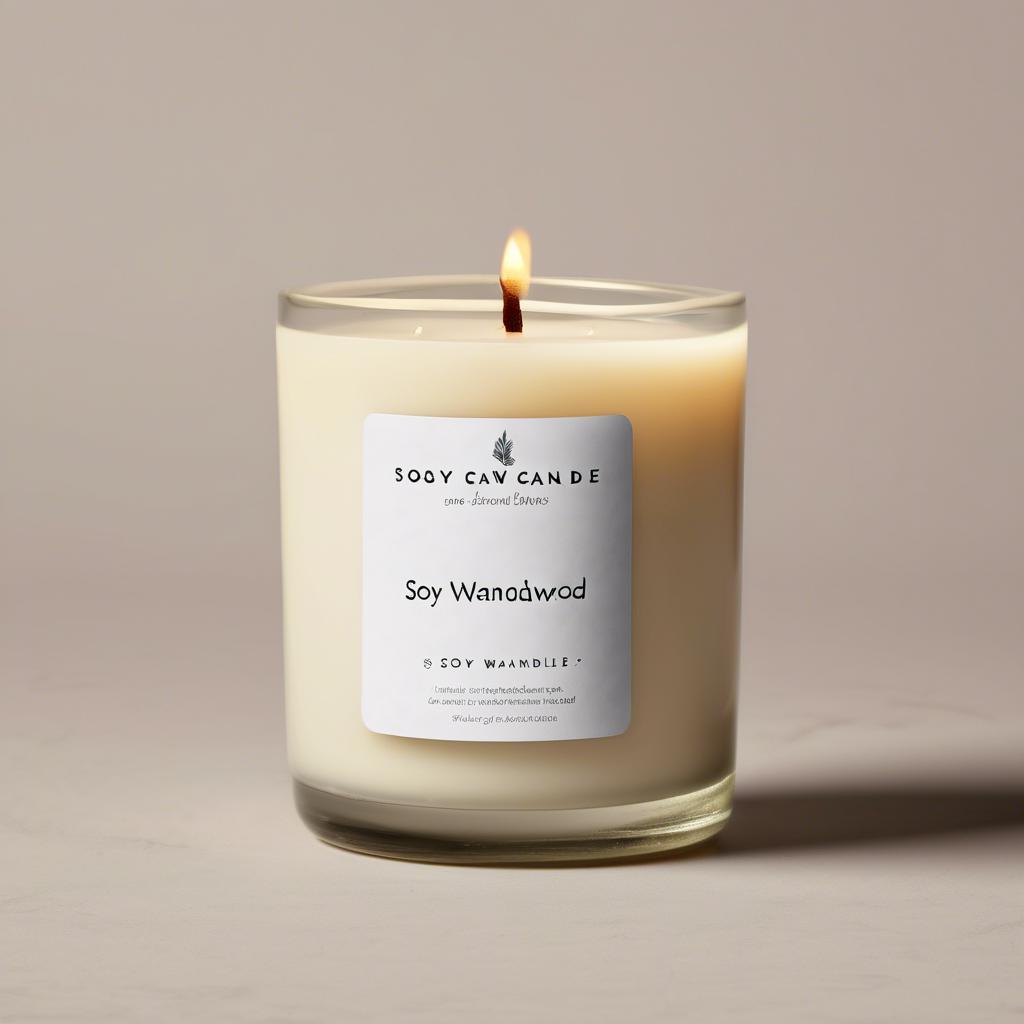 Entdecke die Harmonie der Sinne: Organic Goodness Sojawachskerze Sandelholz für dein Zuhause