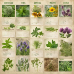 Dein Guide für den heimischen Heilkräuter Ernte Kalender: Entdecke die Schätze der Natur im Jahresverlauf