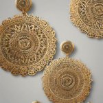 Entdecke die Magie der Boho-Ohrringe: Das goldfarbene Mandala für deinen einzigartigen Stil