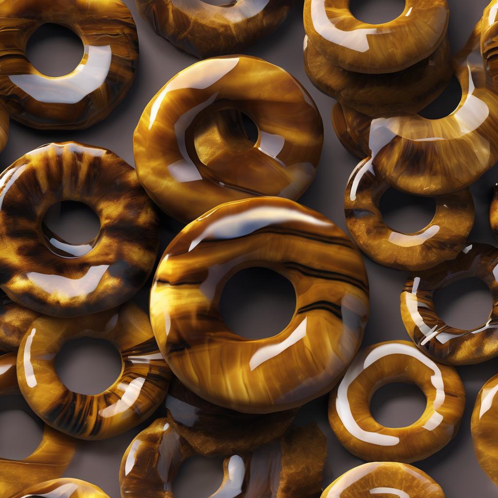 Entdecke die Faszination des Edelsteindonut Tigerauge: Einblick in seine Bedeutung und Wirkung