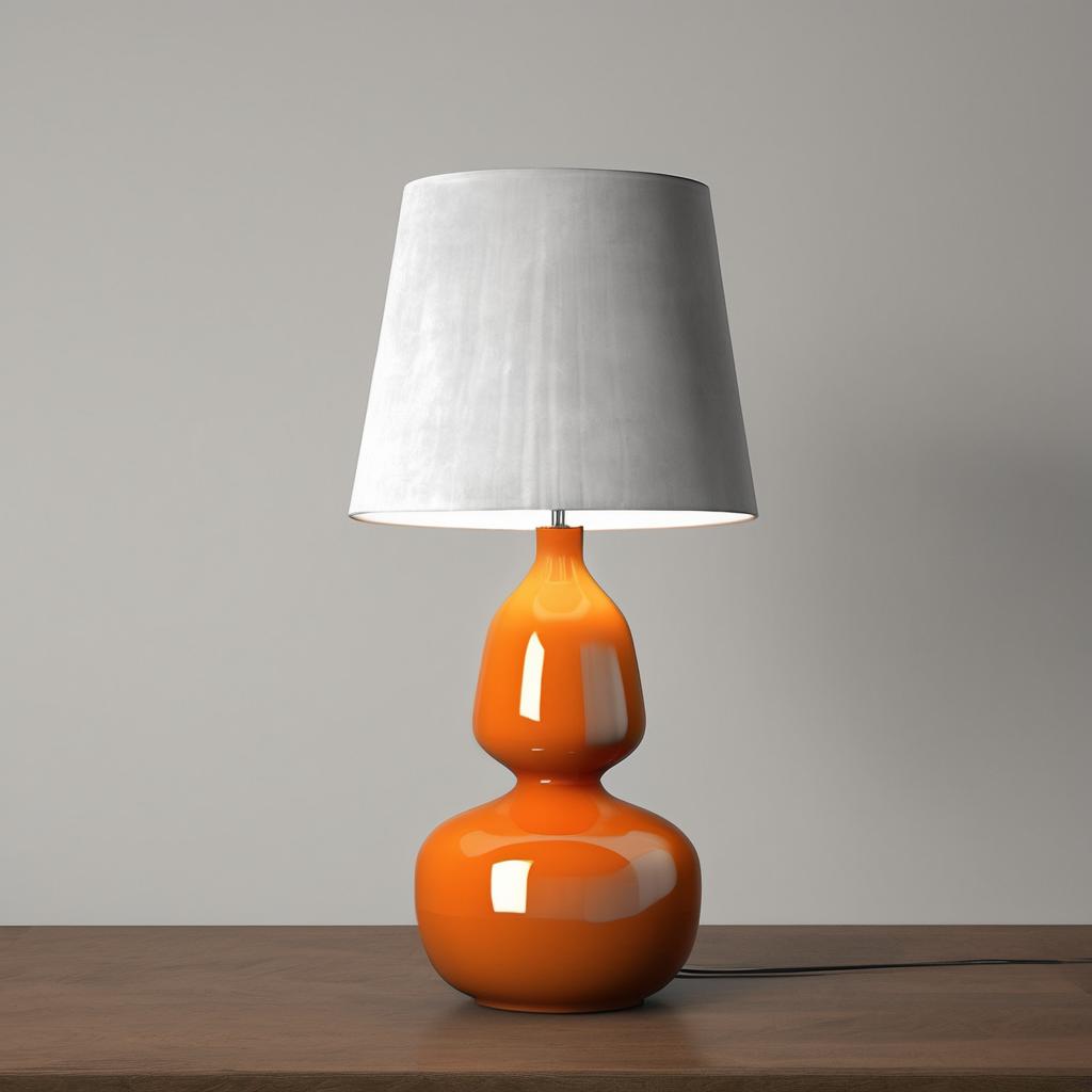 Die Magie des Samtlampenschirms in Orange: Ein Hauch von Stil für dein Zuhause