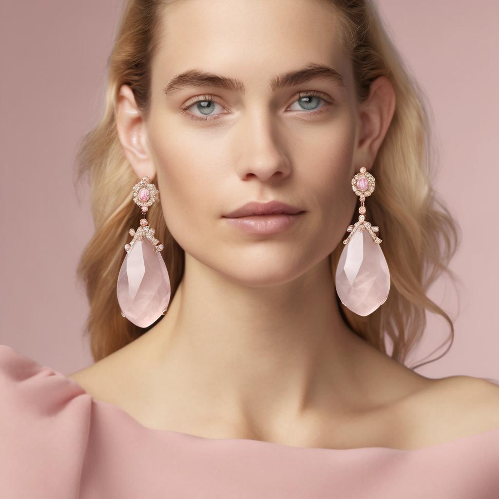 Rosenquarz-Ohrringe: Der perfekte Schmuck für dein strahlendes Ich