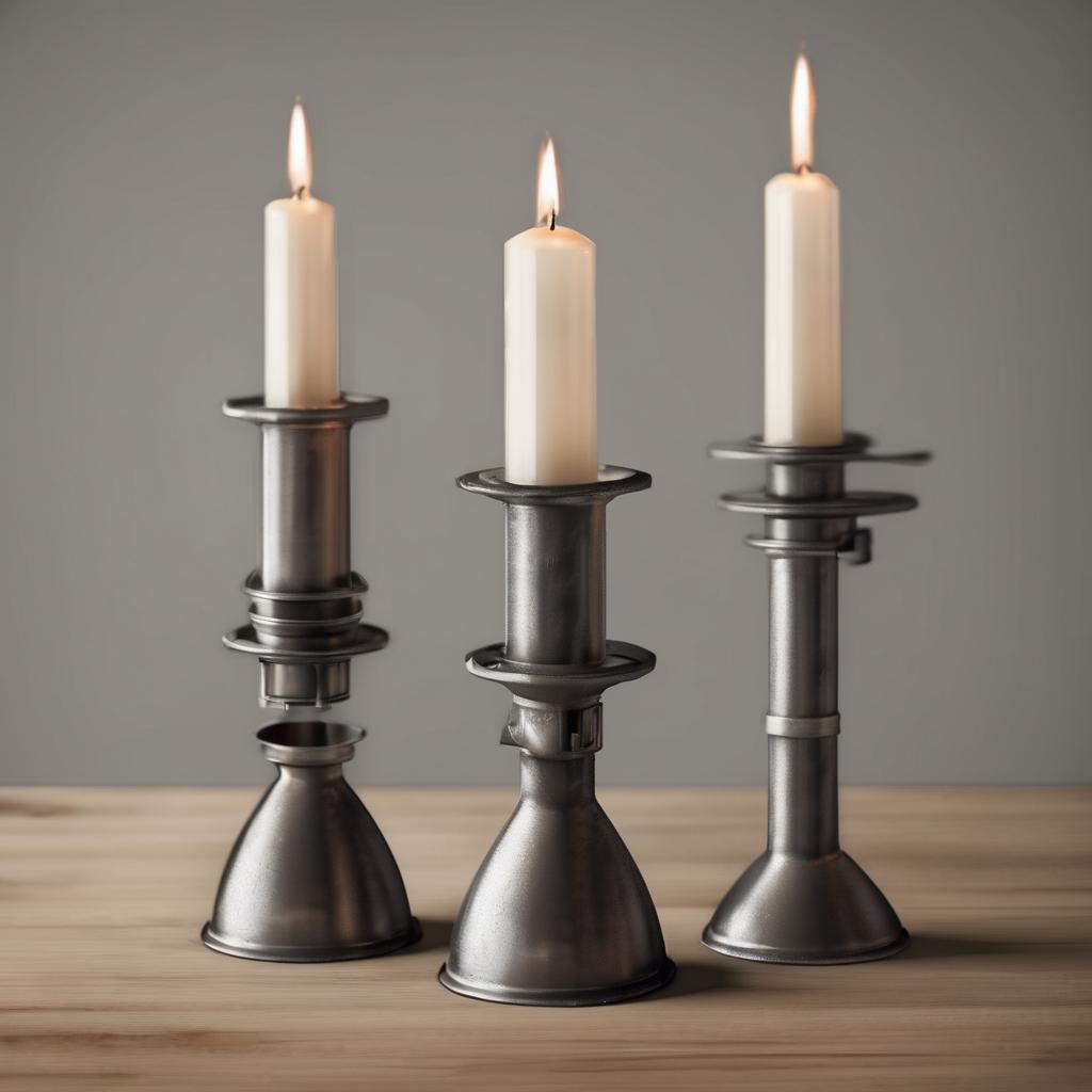 Kerzenhalter im Industrial-Look: Stilvolle Akzente für dein Zuhause