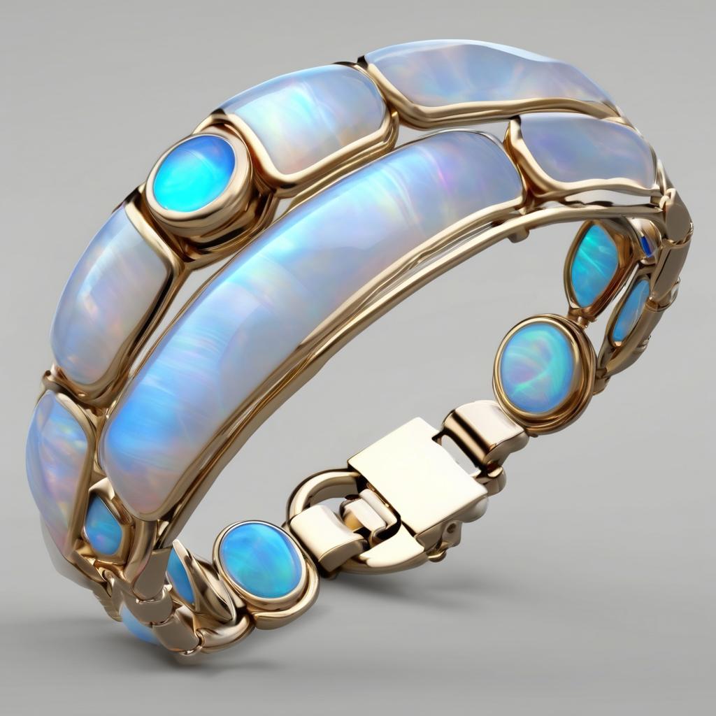 Entdecke das außergewöhnliche Splitterarmband Opalit: Ein funkelndes Schmuckstück für jeden Style