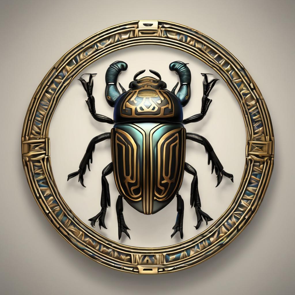 Die faszinierende Welt der Ägyptischen Skarabäus-Dekoration: Ein Blick in die antike Symbolik